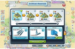 Artificial Mountain @ Development stage. Acquisition of Construction Materials : * Rebar, Anchor Bolts, and Bitumen. Total Cost : 36 Megabucks.