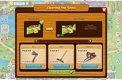 @ Cow Pasture, began acquisition of working tools needed for clearing and construction. Total Cost :  49 Megabucks.
