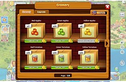 @ Granary, items stored include :  * Apples, Red, Green and Yellow Apples, * Tomatoes, Red, Green and Yellow Tomatoes.